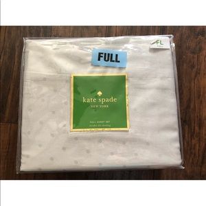 COPY - Larabee polka dot gray sheet set 4 pc Kate Spade